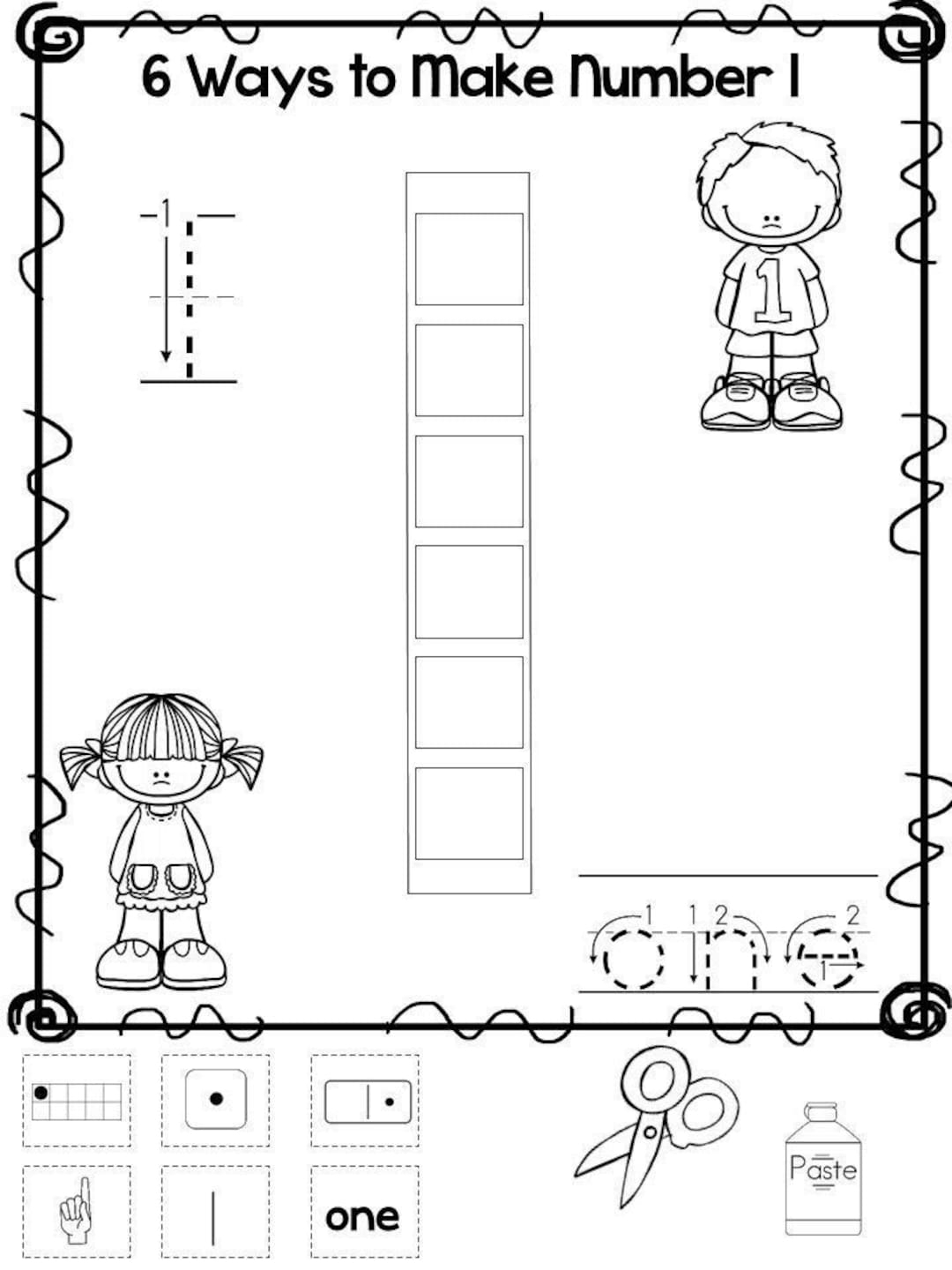 10 Printable 6 Ways To Make Numbers Worksheets Numbers 1 10 Preschool Kdg Numbers And Math Etsy 10 Printable 6 Ways To Make Numbers Worksheets Numbers 1 10 Preschool Kdg Numbers And Math Etsy