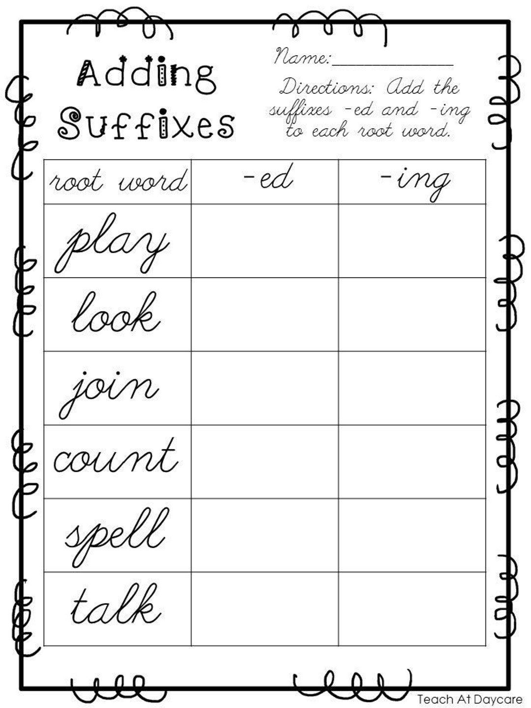 10 Printable Cursive Adding Suffixes Worksheets 1st 2nd Grade ELA Worksheets Etsy Israel 10 Printable Cursive Adding Suffixes Worksheets 1st 2nd Grade ELA Worksheets Etsy Israel