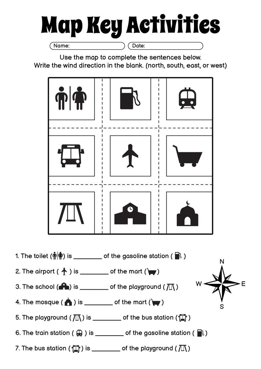 11 Map Key Worksheets For Kindergarten Free PDF At Worksheeto 11 Map Key Worksheets For Kindergarten Free PDF At Worksheeto