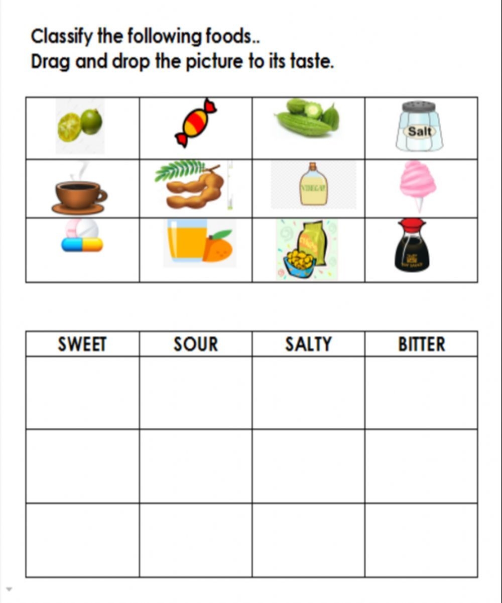 13 Taste Ideas To Save Today Senses Preschool Kindergarten Worksheets Senses And More 13 Taste Ideas To Save Today Senses Preschool Kindergarten Worksheets Senses And More