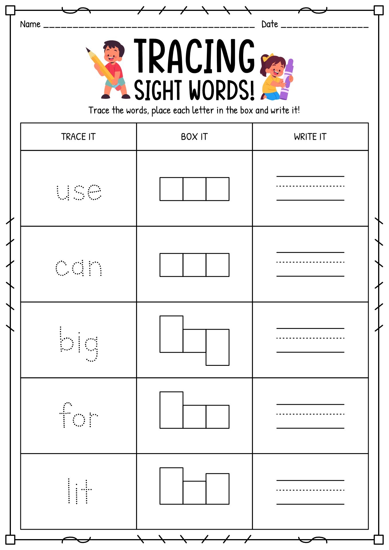 1st Grade Worksheets Free PDFs And Printer Friendly Pages