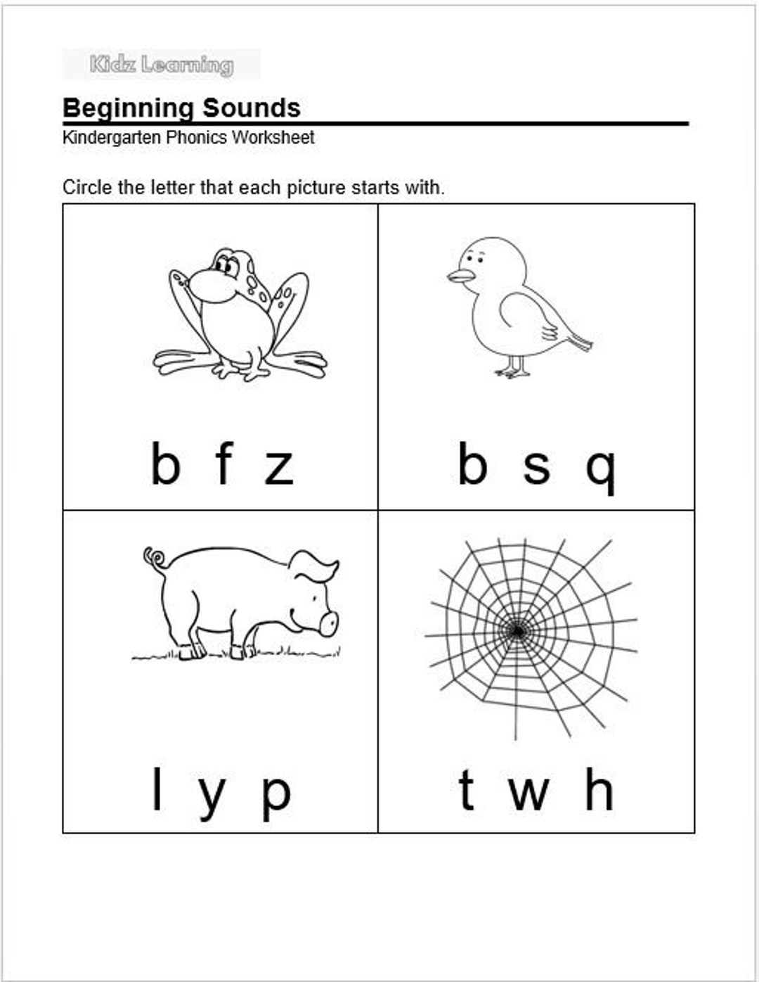 15 Printable Beginning Sounds Worksheets Preschool 1st Grade Phonics And Literacy Etsy 15 Printable Beginning Sounds Worksheets Preschool 1st Grade Phonics And Literacy Etsy