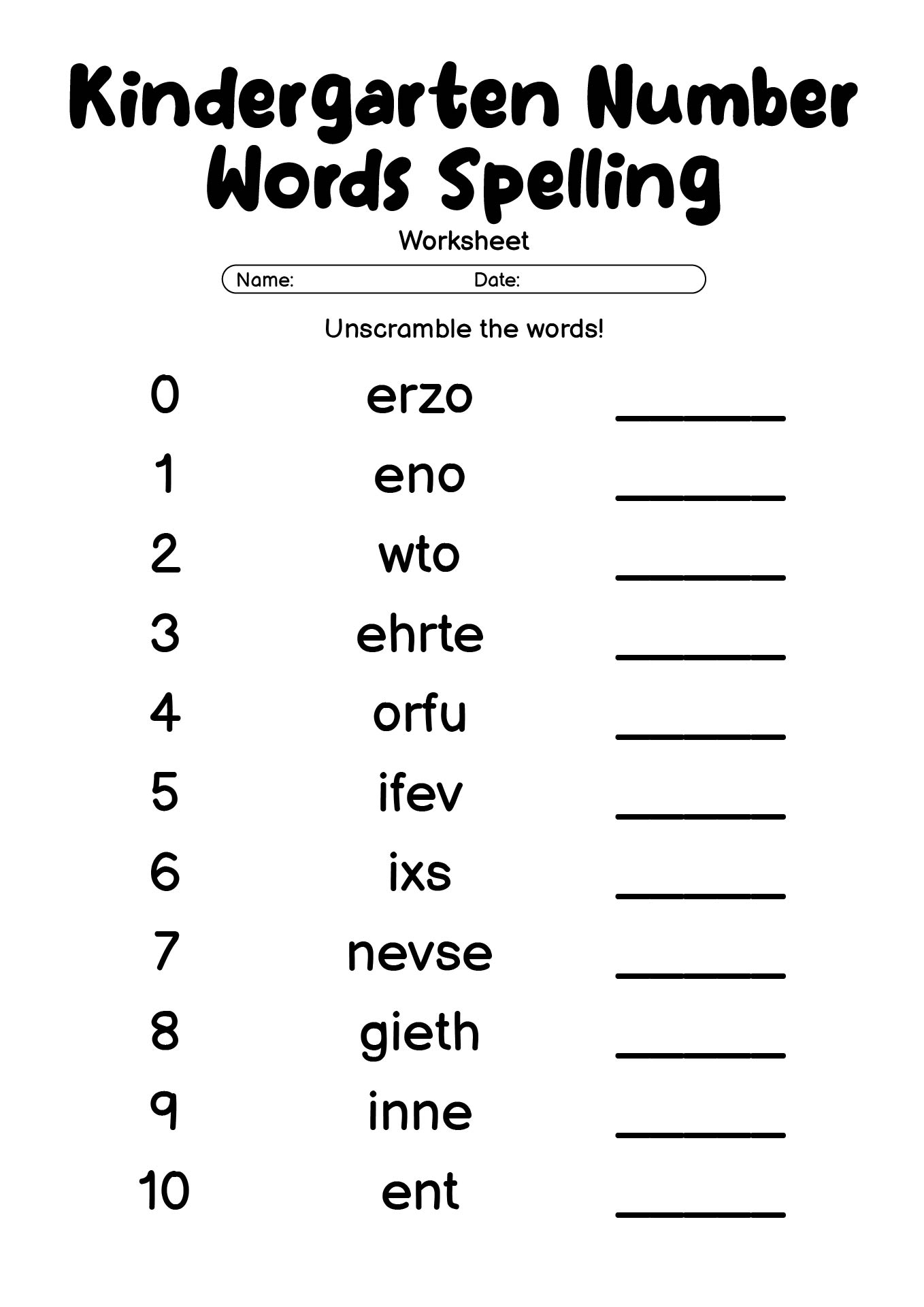 15 Spelling Number Words 1 100 Worksheets Free PDF At Worksheeto
