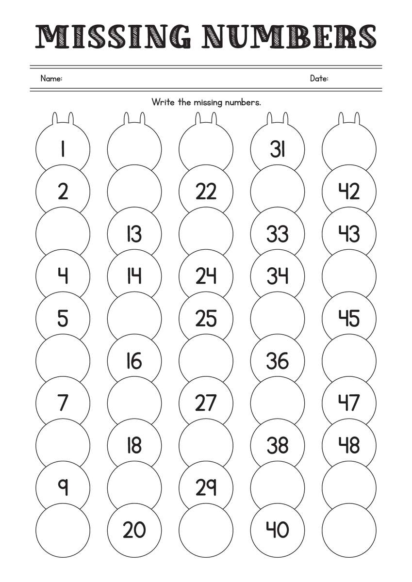 16 Missing Number Worksheets 1 20 Free PDF At Worksheeto 16 Missing Number Worksheets 1 20 Free PDF At Worksheeto