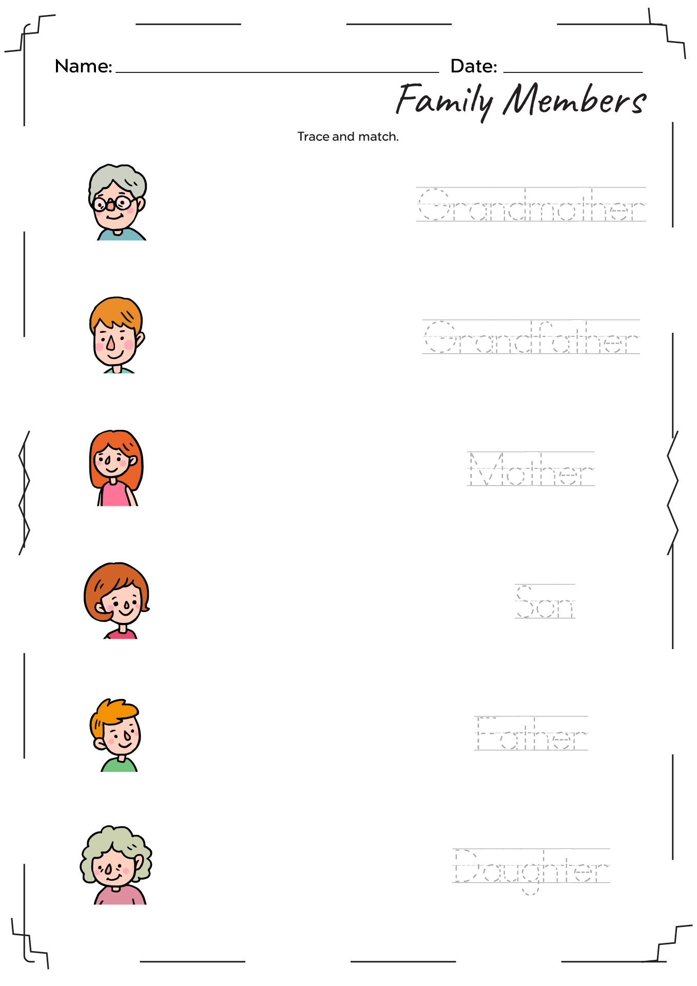 17 English And Spanish Worksheet Family Free PDF At Worksheeto