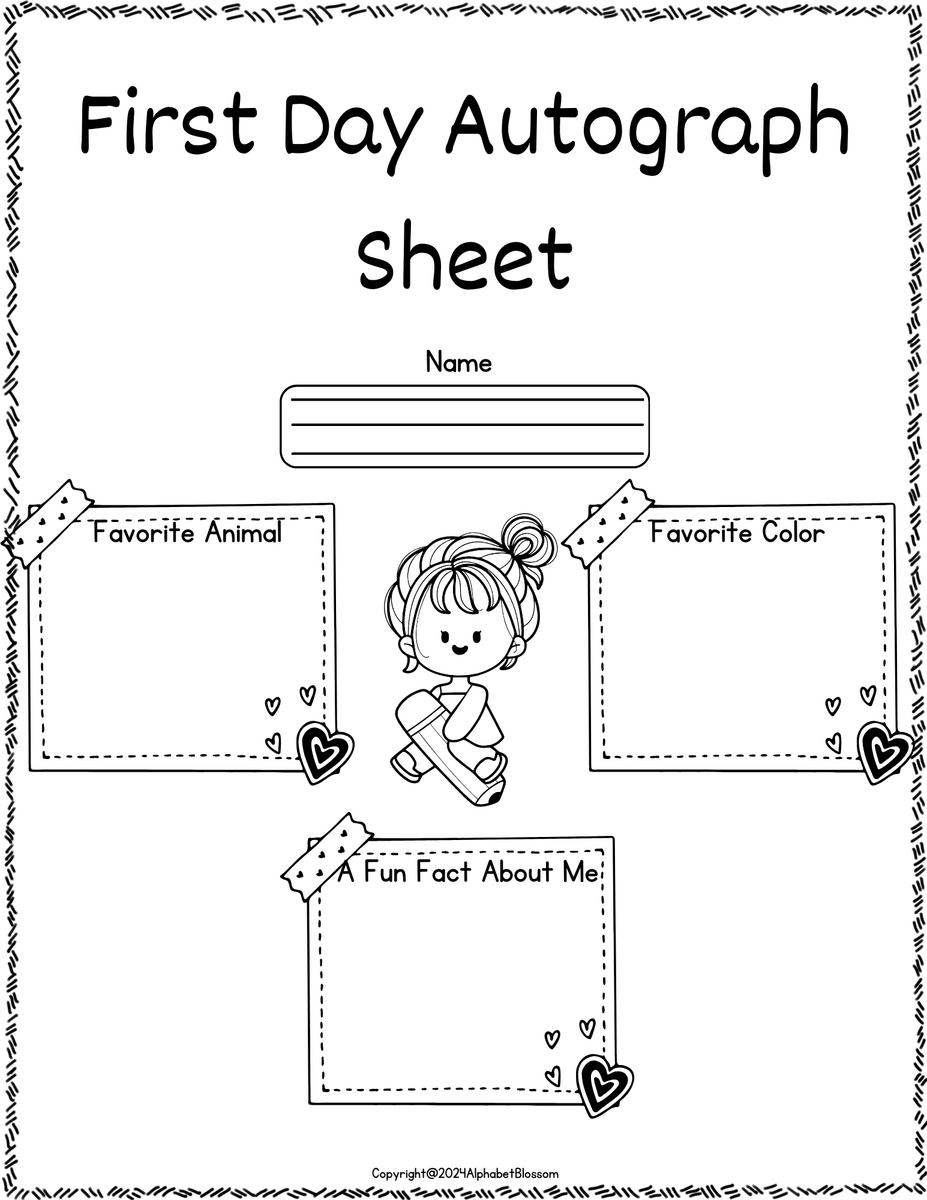 1St Day Of School Activities And Worksheets Kindergarten Made By Teachers 1St Day Of School Activities And Worksheets Kindergarten Made By Teachers