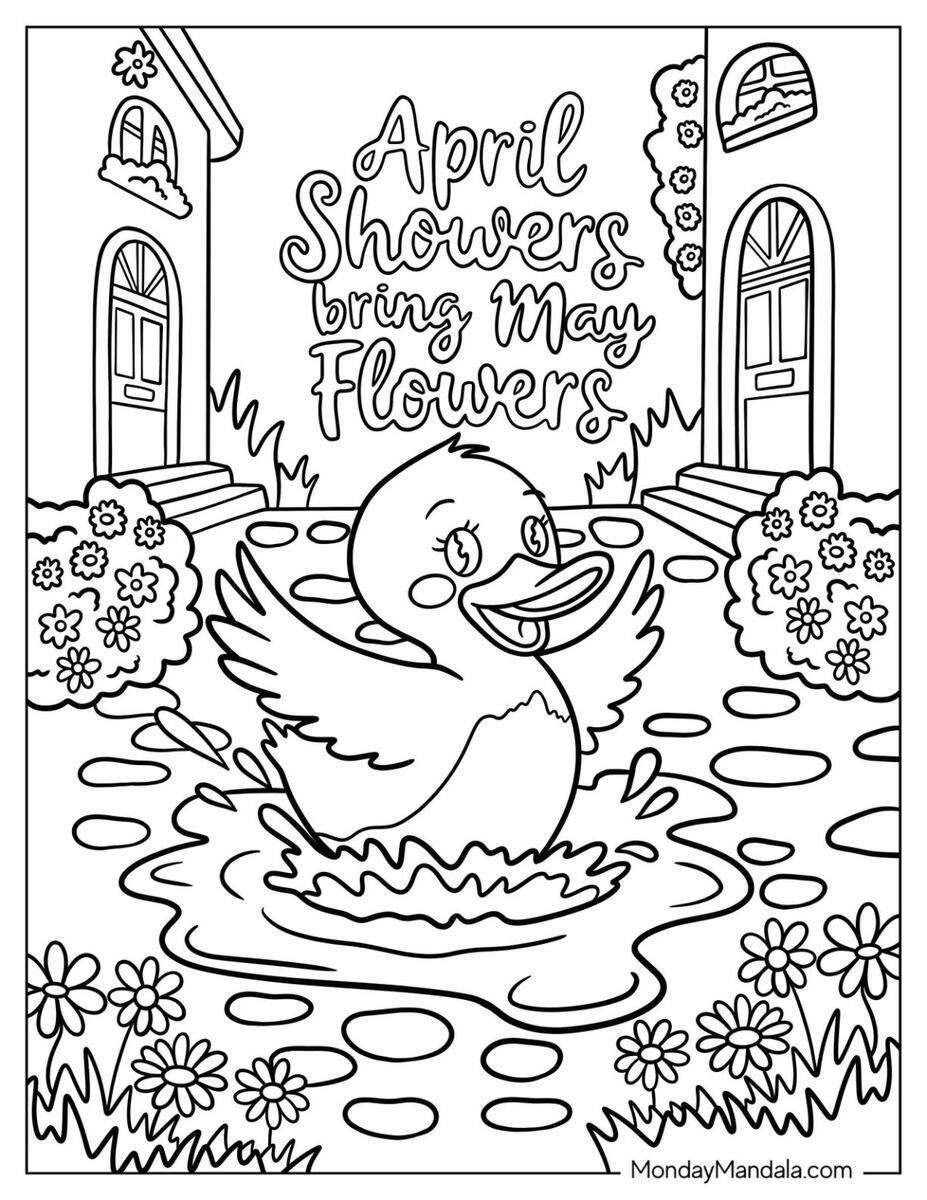 26 April Coloring Pages Free PDF Printables