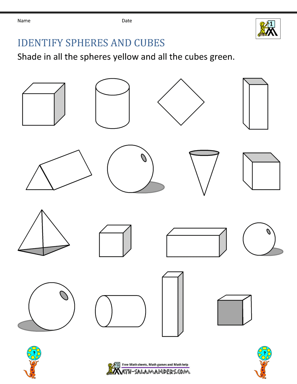 3d Shapes Worksheets 3D Shapes Worksheets Free Printable From Storyboard That