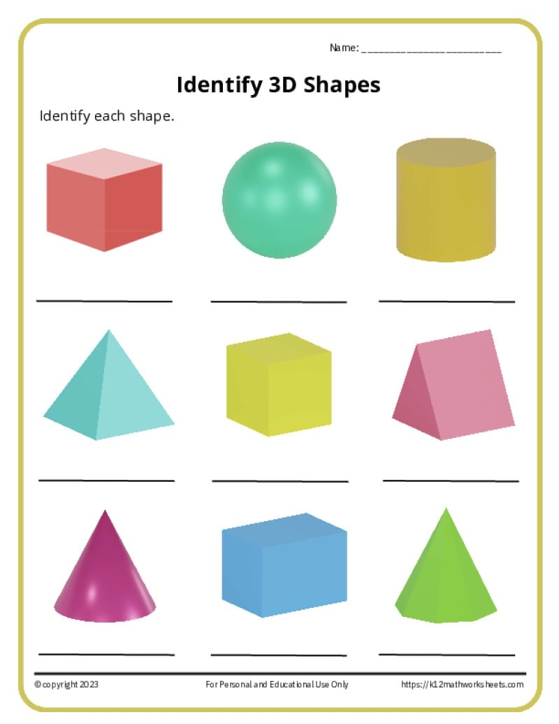 2D And 3D Shapes Sort And Identify Activities Worksheets Pre K Kindergarten Made By Teachers