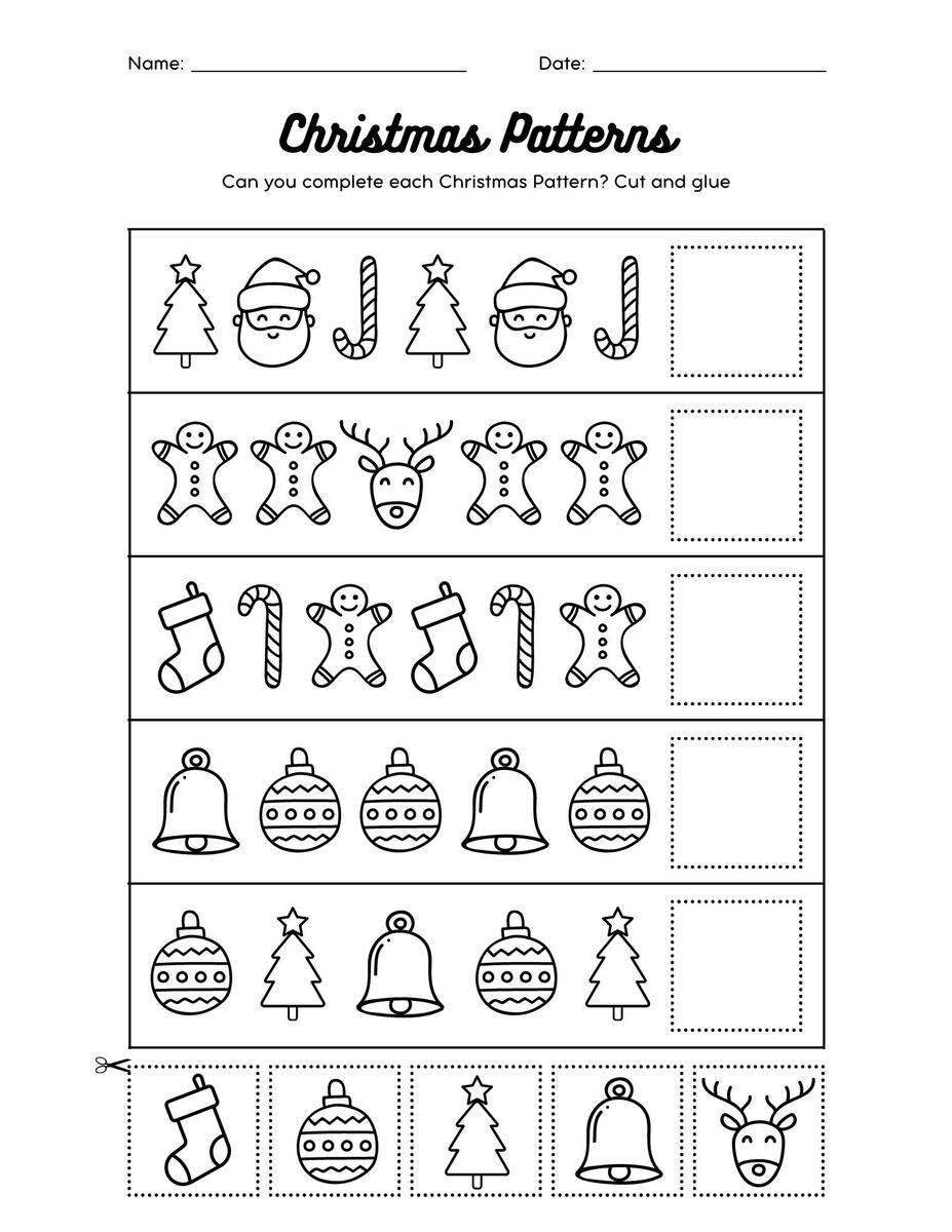 Free Editable Christmas Worksheet Templates Canva