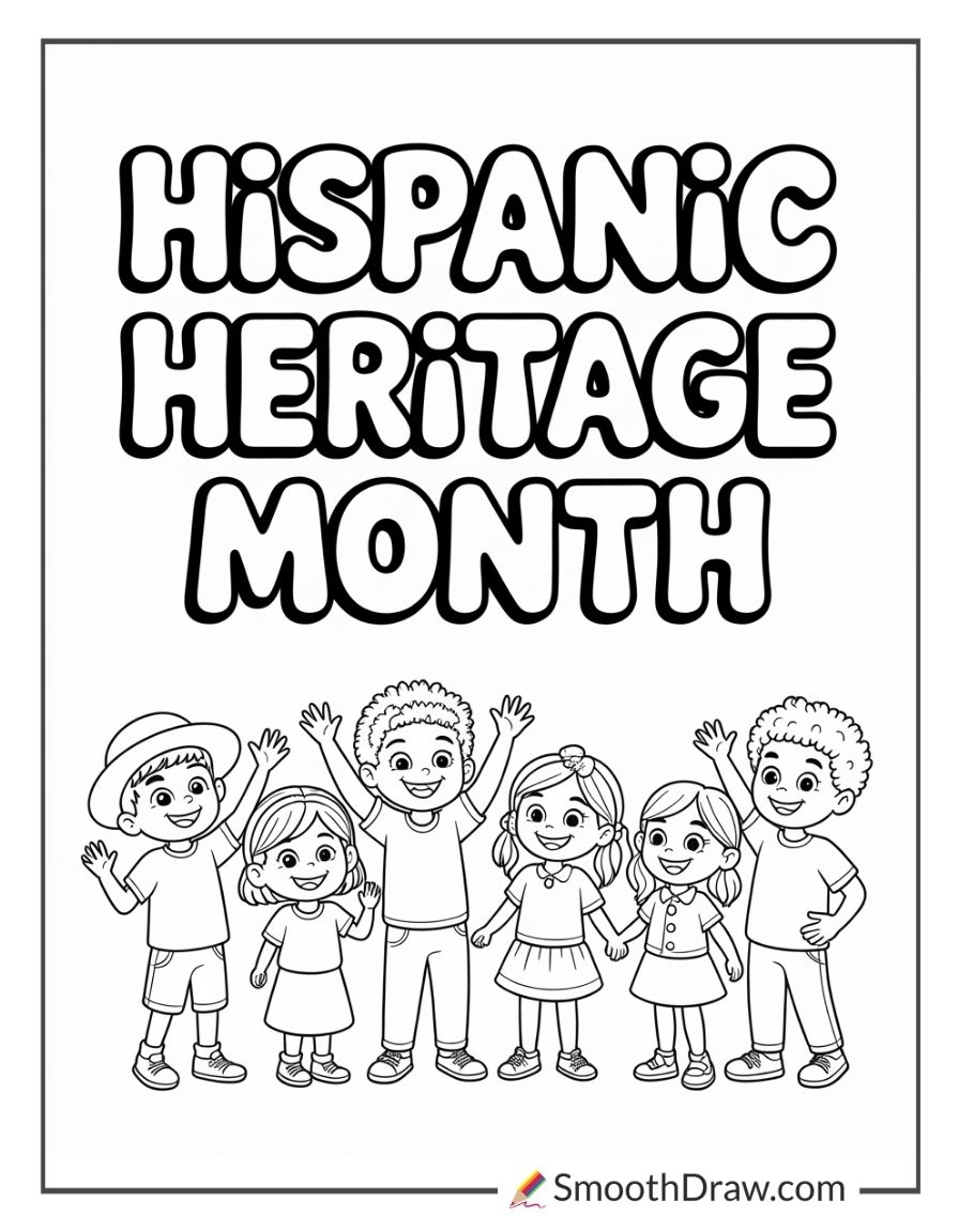 52 Hispanic Heritage Month Coloring Pages Smooth Draw 52 Hispanic Heritage Month Coloring Pages Smooth Draw