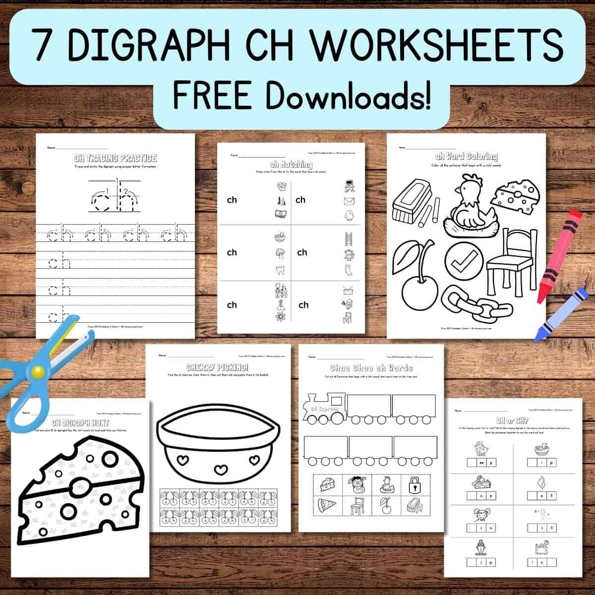 13 CH Digraph Ideas Digraph Phonics Phonics Kindergarten