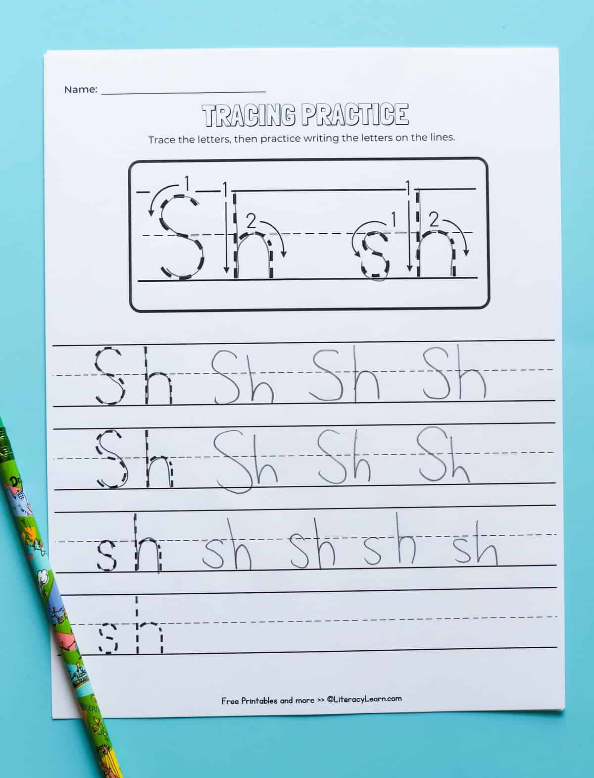 7 SH Worksheets For Digraph Learning Literacy Learn Free Sh Worksheets Teach Prints