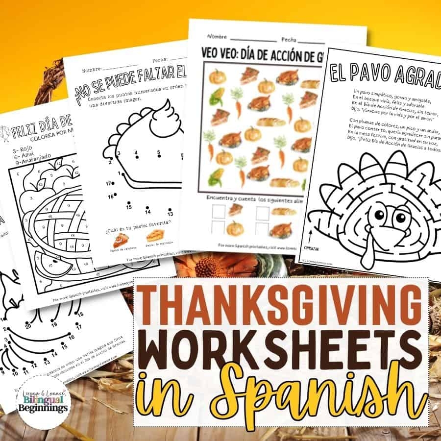 9 Thanksgiving Spanish Worksheets Bilingual Learning For A Festive Holiday Bilingual Beginnings 9 Thanksgiving Spanish Worksheets Bilingual Learning For A Festive Holiday Bilingual Beginnings