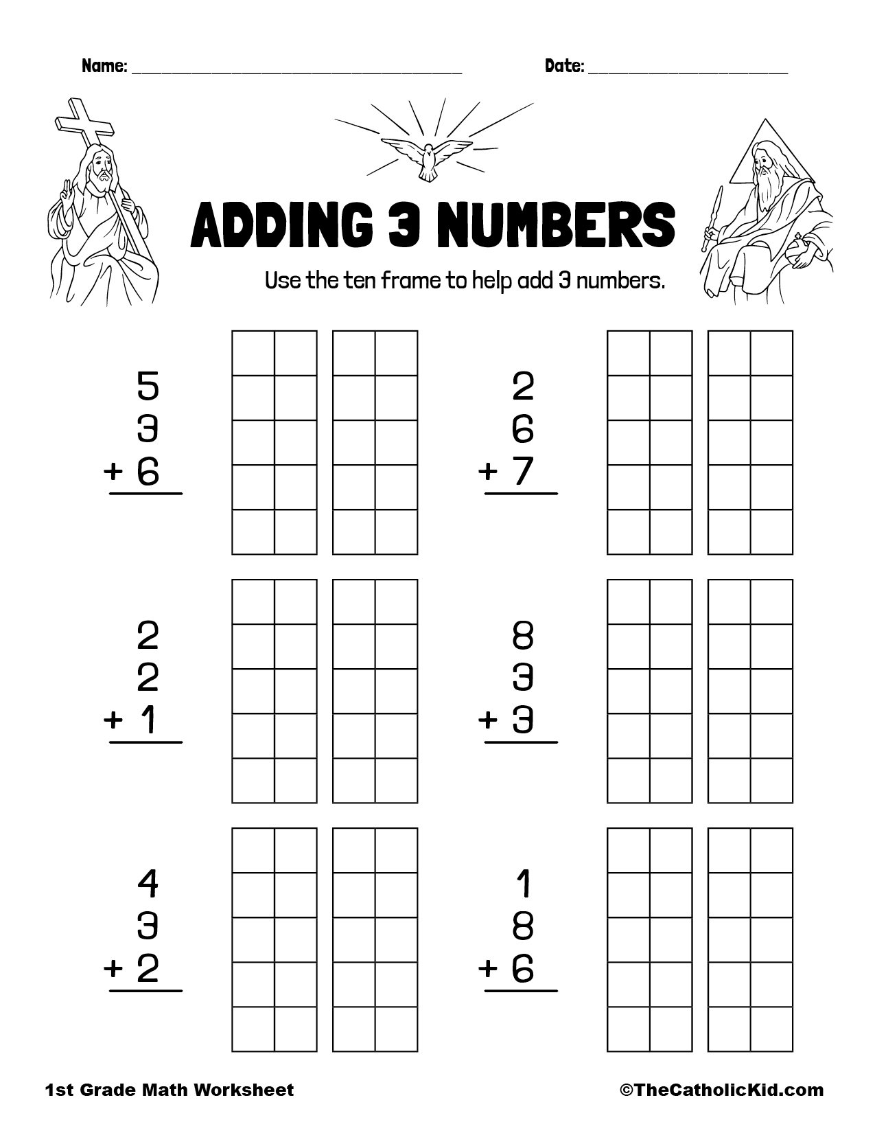 Adding 3 Numbers TheCatholicKid