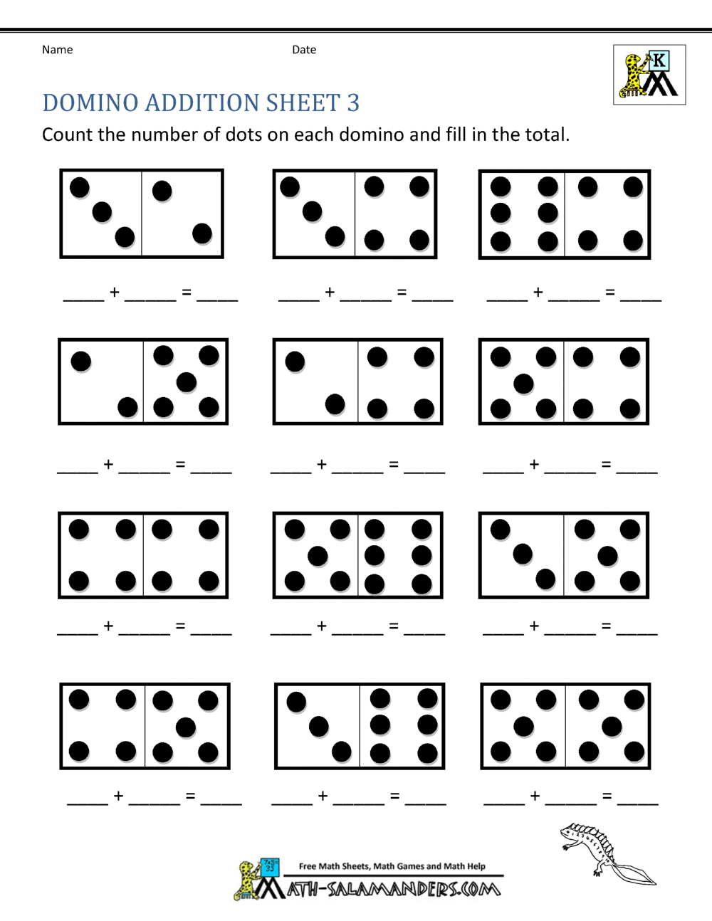 Kindergarten Math Worksheets PDF Printable PDF Worksheets Cazoom Math