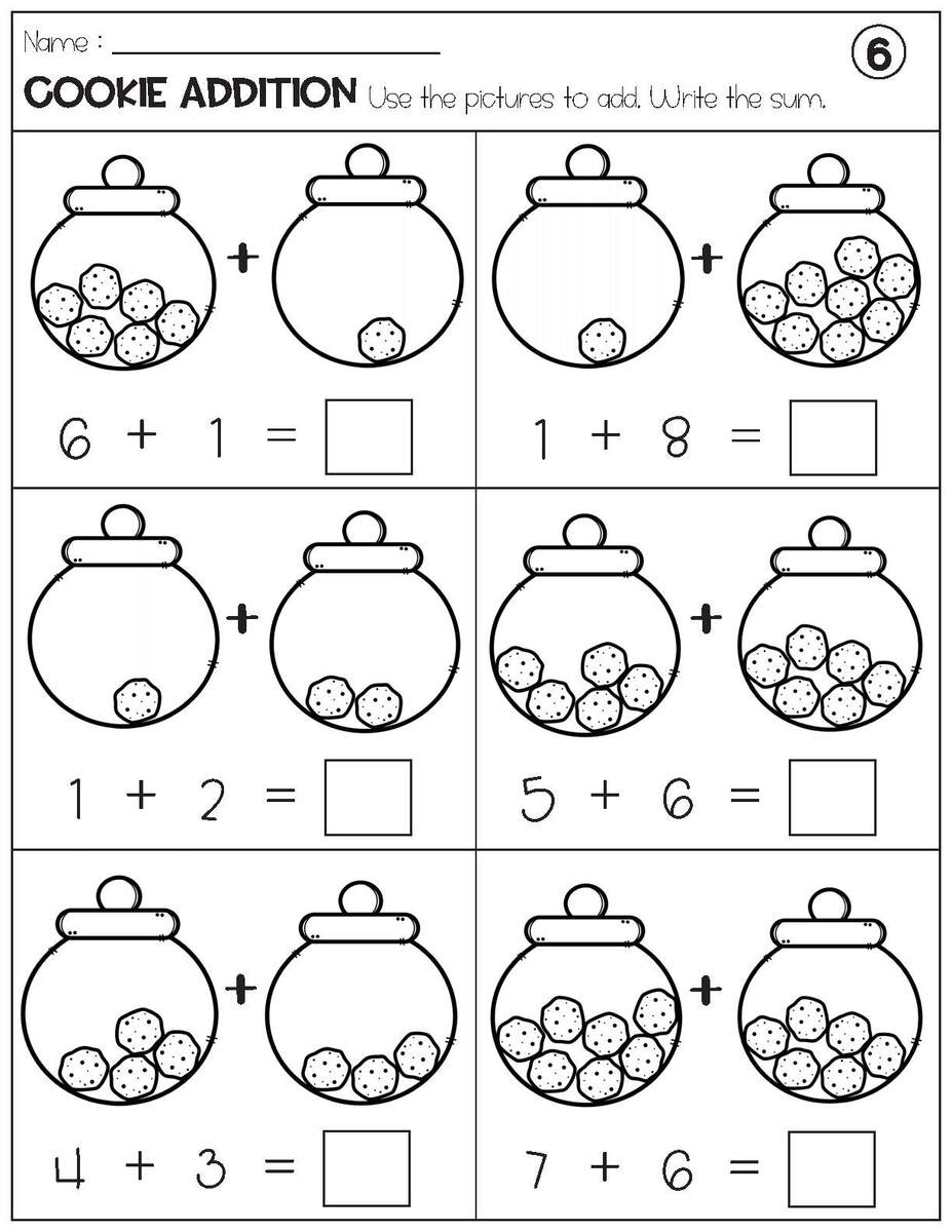 Addition With Pictures Sum Up To 20 Worksheets Adding Cookie Pictures Math Worksheets Printable Etsy Addition With Pictures Sum Up To 20 Worksheets Adding Cookie Pictures Math Worksheets Printable Etsy