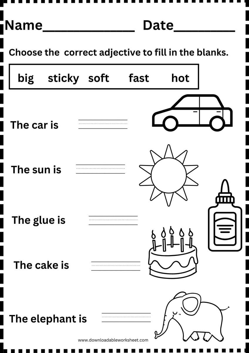Adjectives Definition With Types And Examples