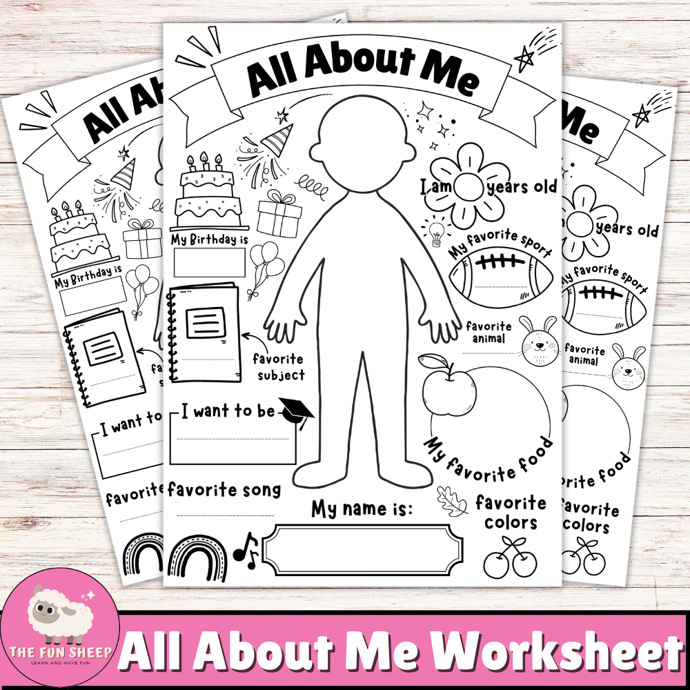 All About Me Worksheet Back To School Get To Know You Activity For Preschool Made By Teachers All About Me Worksheet Back To School Get To Know You Activity For Preschool Made By Teachers