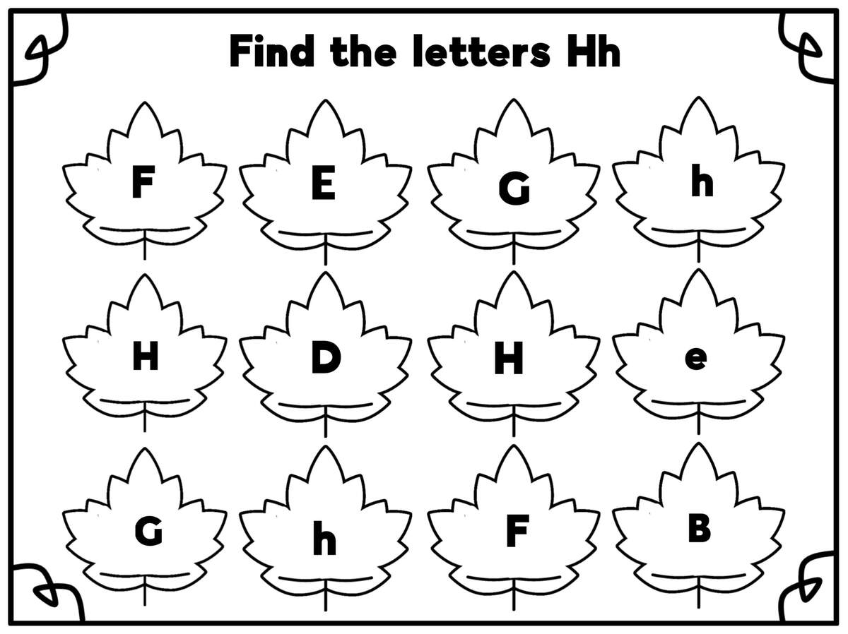 Alphabet Find And Color Autumn Made By Teachers Alphabet Find And Color Autumn Made By Teachers
