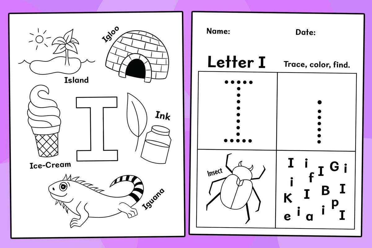 Alphabet Ii Letter Printable Letter Ii Tracing Worksheets Worksheets Library Letter I Preschool Printables Preschool Mom
