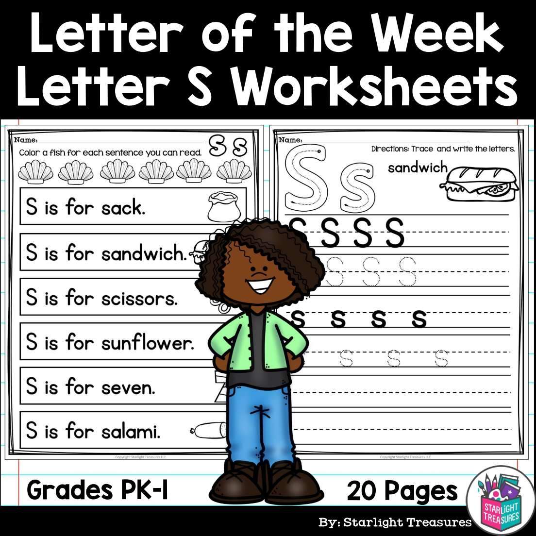 Alphabet Letter Of The Week Worksheets For Early Readers Letter S Made By Teachers Letter S Activities For Preschool Letter S Worksheets Letter S Crafts Letter S Printables MegaWorkbook