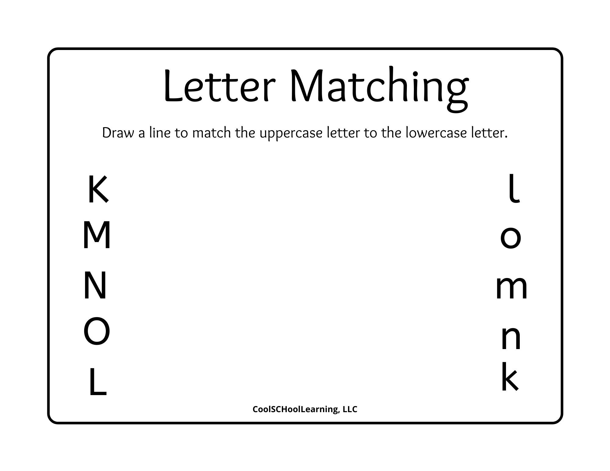Alphabet Matching Letter Recognition Capital Letters Lowercase Letters Preschool Puzzles Letter Matching Classroom Resources Etsy
