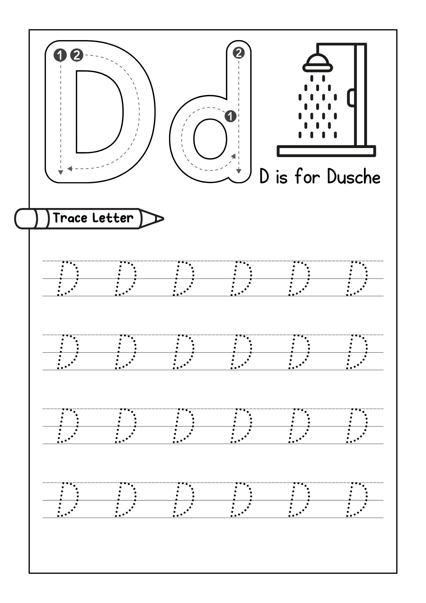 30 Free Letter D Worksheets Fun With Mama