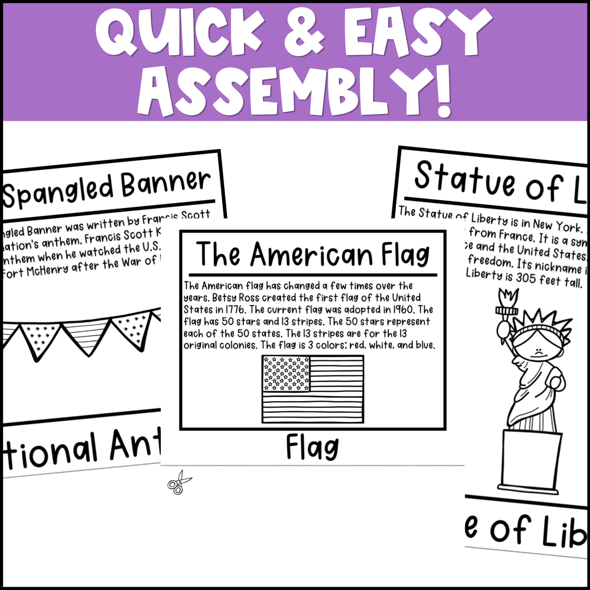 American Symbols Flip Book Made By Teachers American Symbols Flip Book Made By Teachers