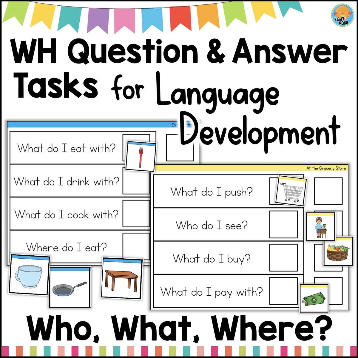 Answering WH Questions Who What Where Question Answer Tasks For Speech Language Development Prek Kindergarten Grade 1 Special Education Etsy Answering WH Questions Who What Where Question Answer Tasks For Speech Language Development Prek Kindergarten Grade 1 Special Education Etsy