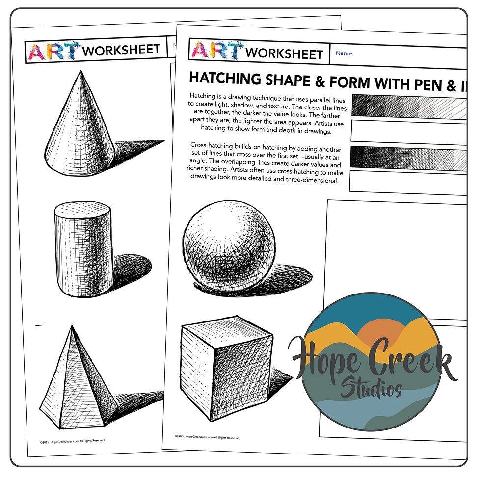 ART M C Escher Metamorphosis Transformations Morph Drawing Worksheet Activity HopeCreek