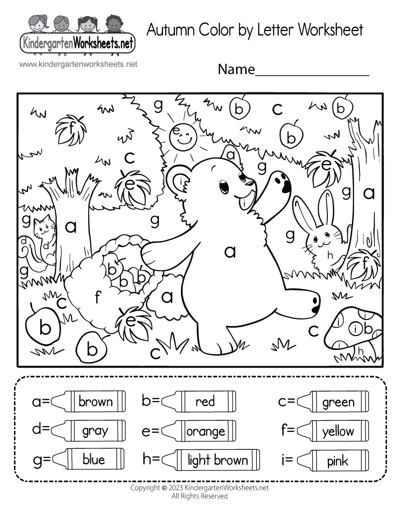 Autumn Color By Letter Worksheet Free Printable Digital PDF Autumn Color By Letter Worksheet Free Printable Digital PDF