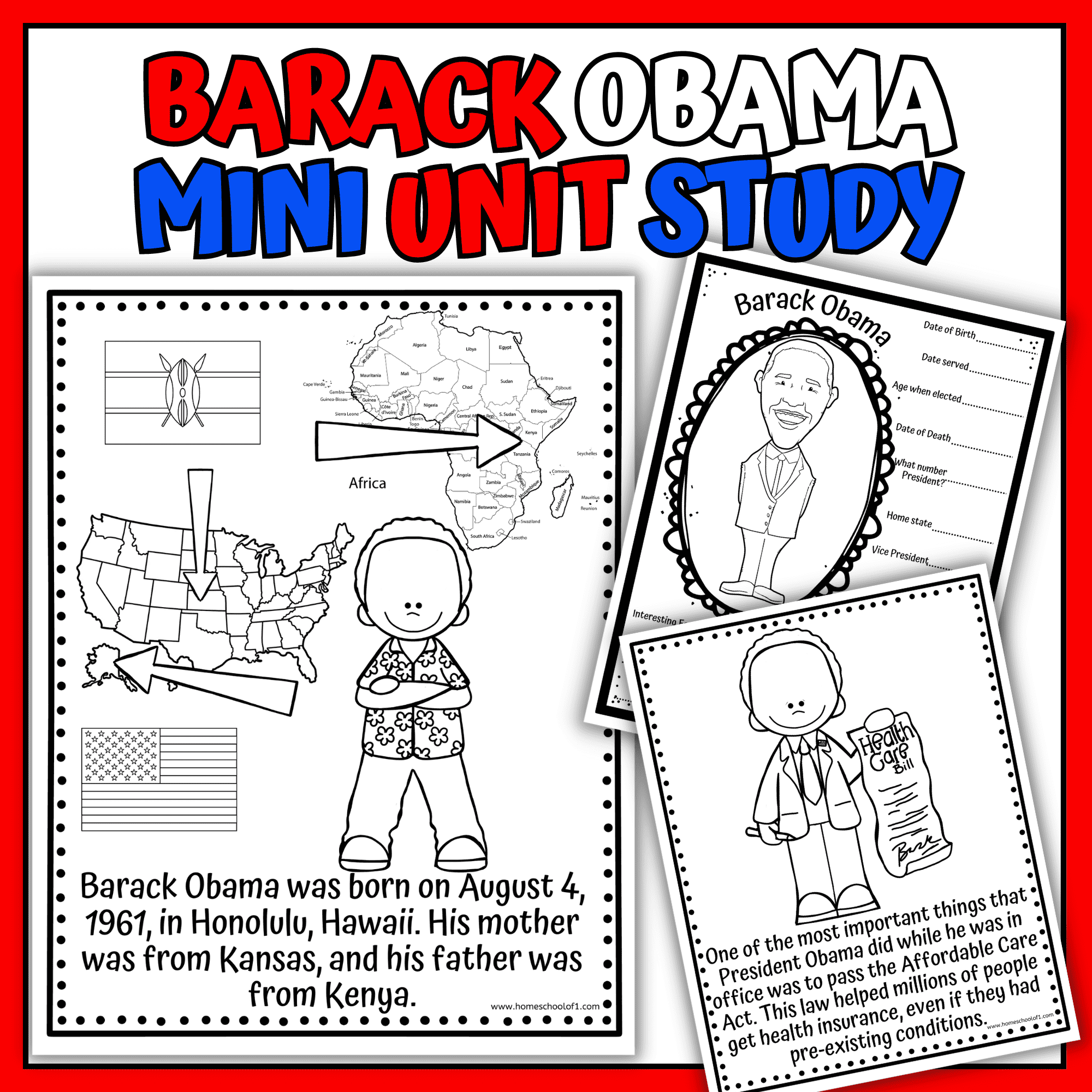 Barack Obama Coloring Pages Printable Worksheets For Kids Barack Obama Coloring Pages Printable Worksheets For Kids