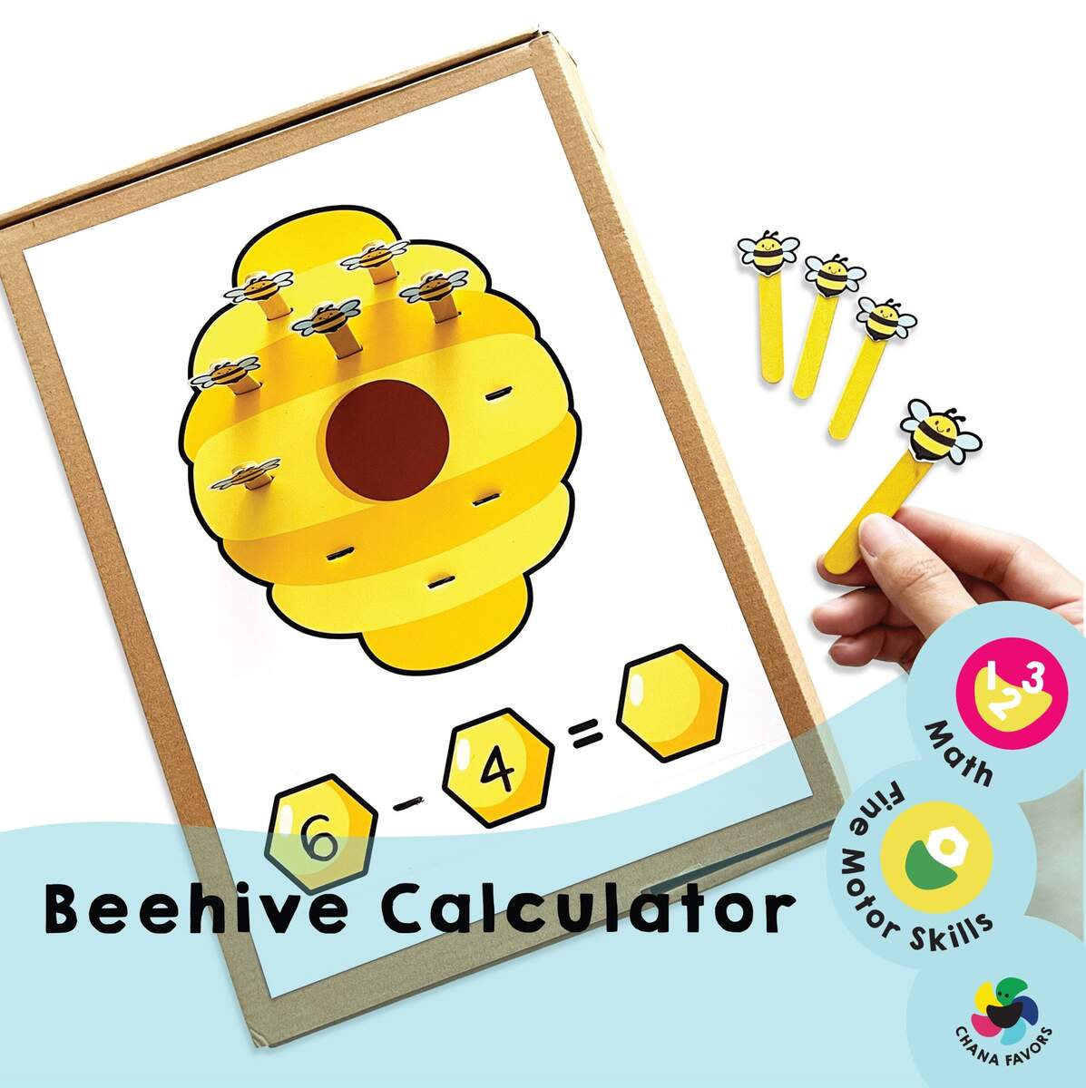 Beehive Math Calculator Preschool Printable Activity PDF Download Etsy Israel How Many Calculator Game Children Vector Stock Vector Royalty Free 2170078695 Shutterstock