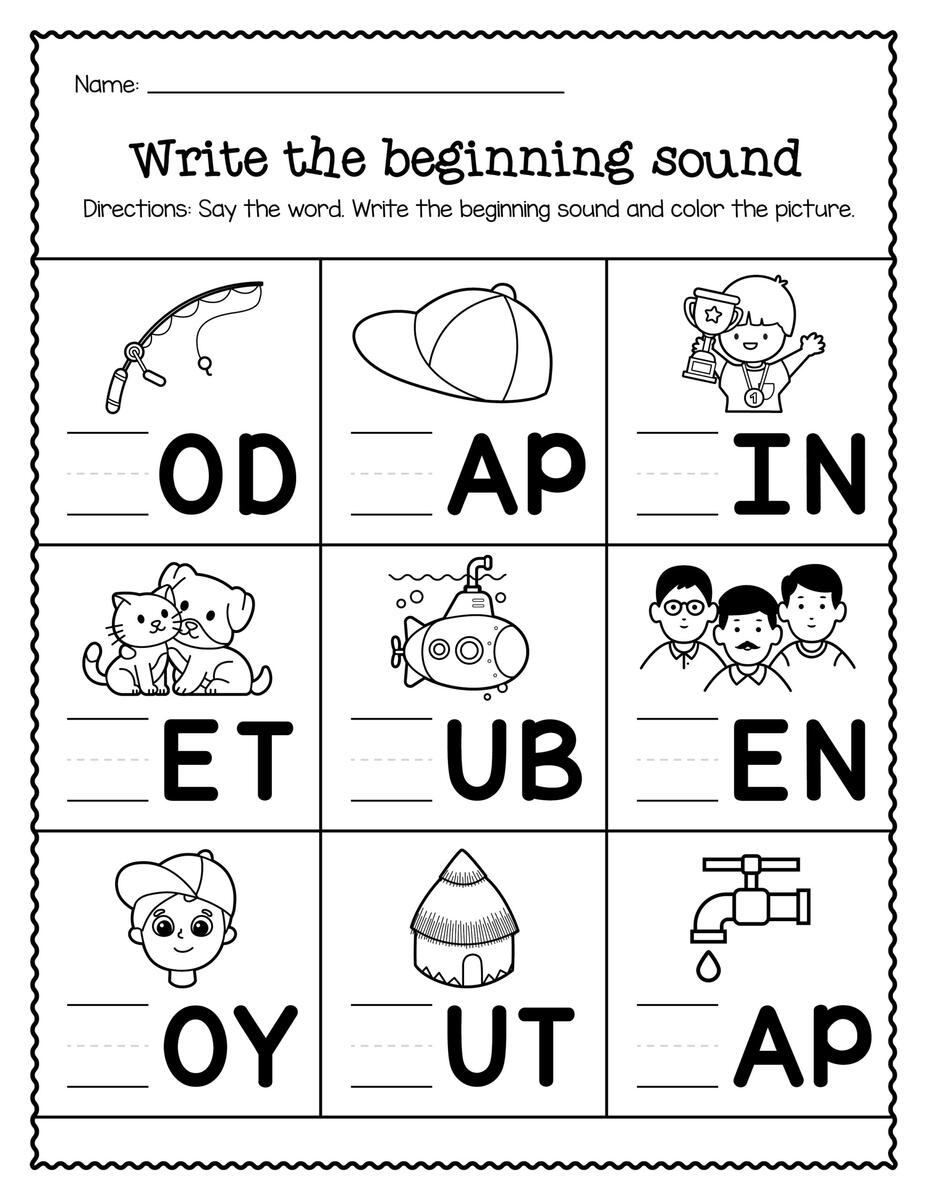 Beginning Sound Worksheets Made By Teachers Beginning Sound Worksheets Made By Teachers