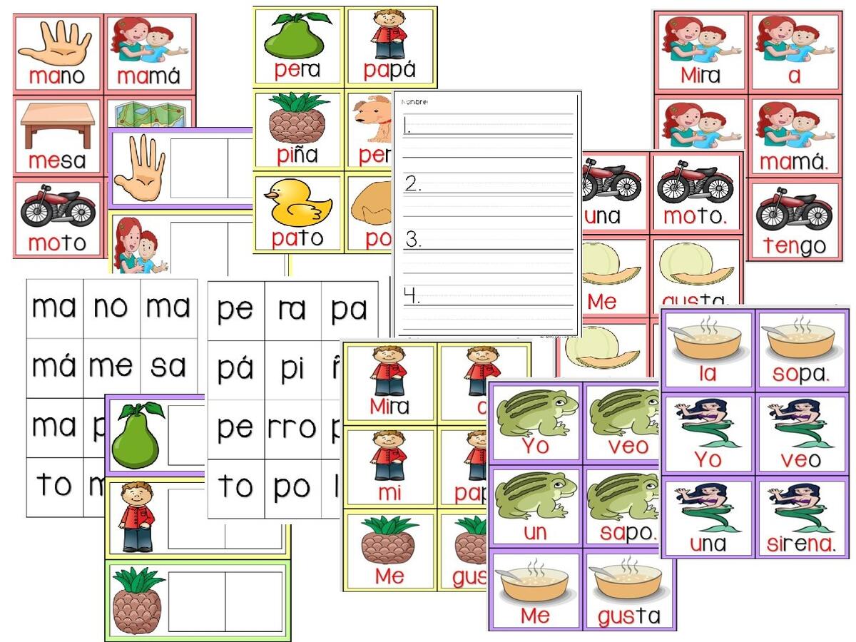 Building Syllable Words Sentences In Spanish M P L S Building Syllable Words Sentences In Spanish M P L S