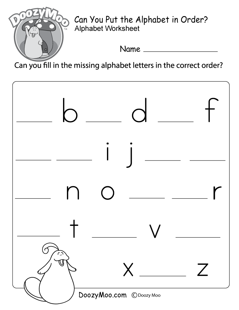 Free Preschool First Second And Last Worksheet