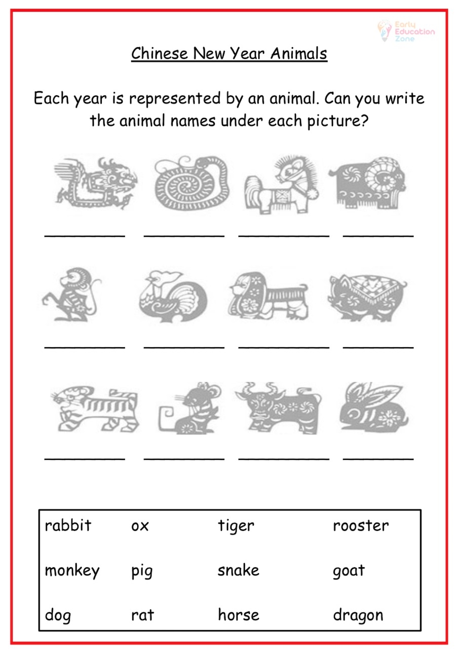 Chinese New Year Activities And Books Early Education Zone Chinese New Year Objects Creative Chinese