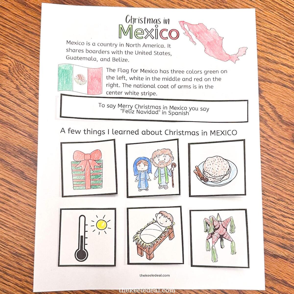 Christmas In Mexico Activities Symbols And Food Free Printable The Keele Deal Christmas In Mexico Activities Symbols And Food Free Printable The Keele Deal