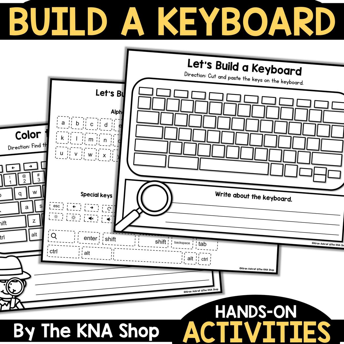 Chromebook Build A Keyboard Parts Of Computer Made By Teachers