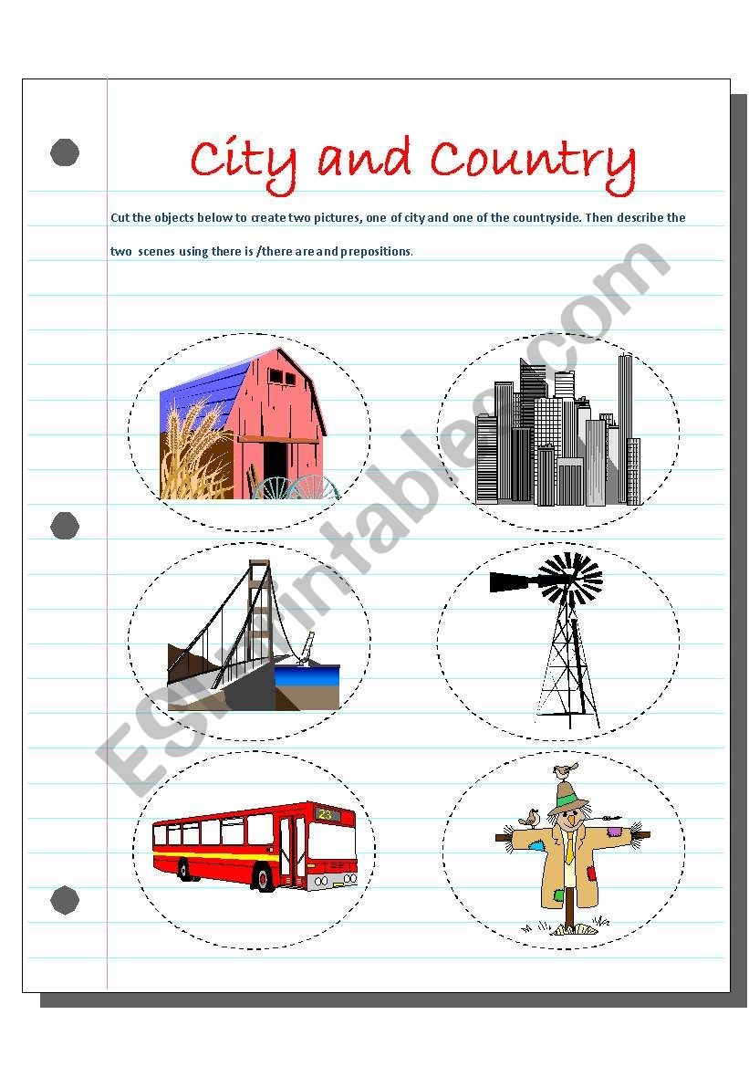 City And Country ESL Worksheet By Fabydan City And Country ESL Worksheet By Fabydan