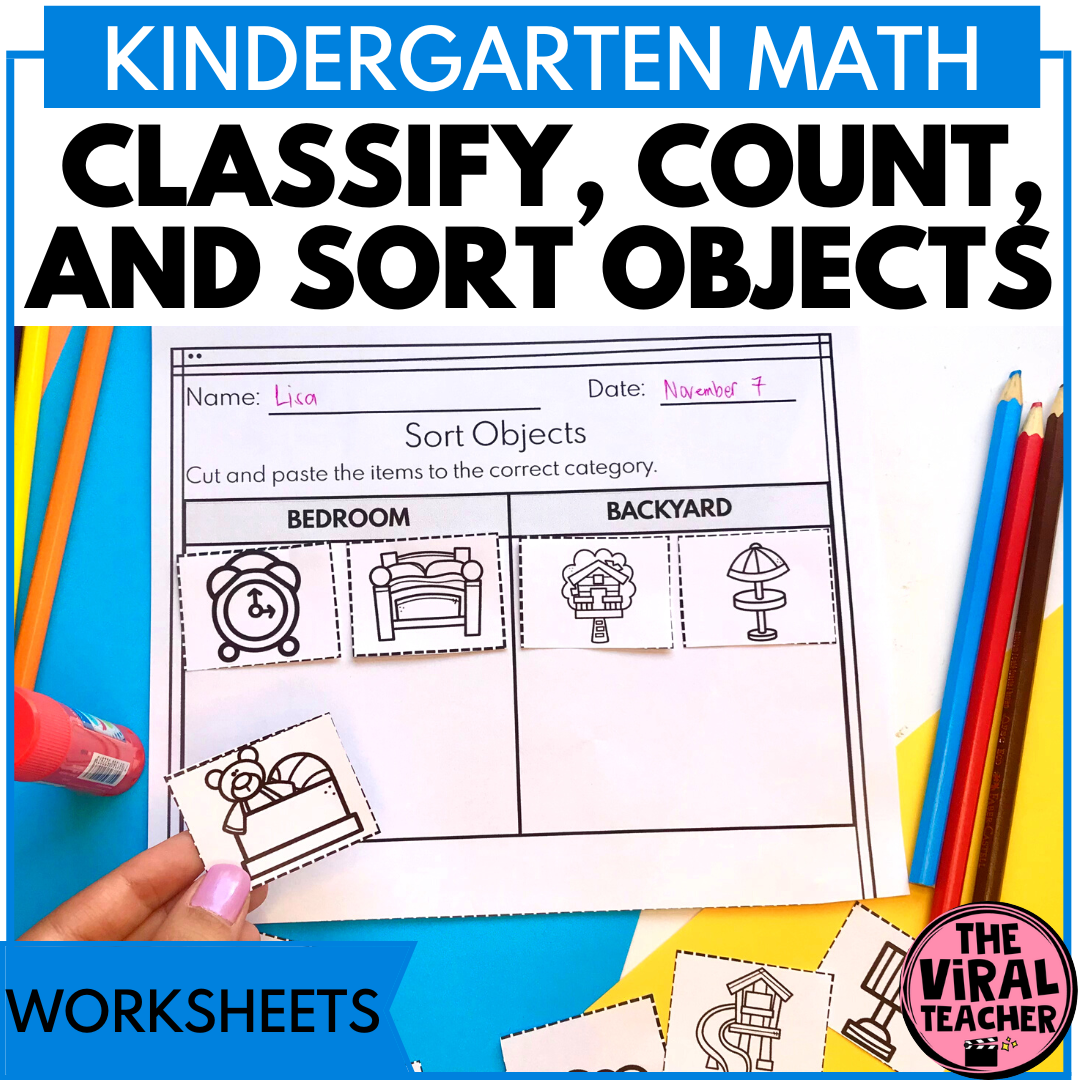 Classifying And Sorting Objects Worksheets Math Activity For Kindergarten Made By Teachers Classifying And Sorting Objects Worksheets Math Activity For Kindergarten Made By Teachers