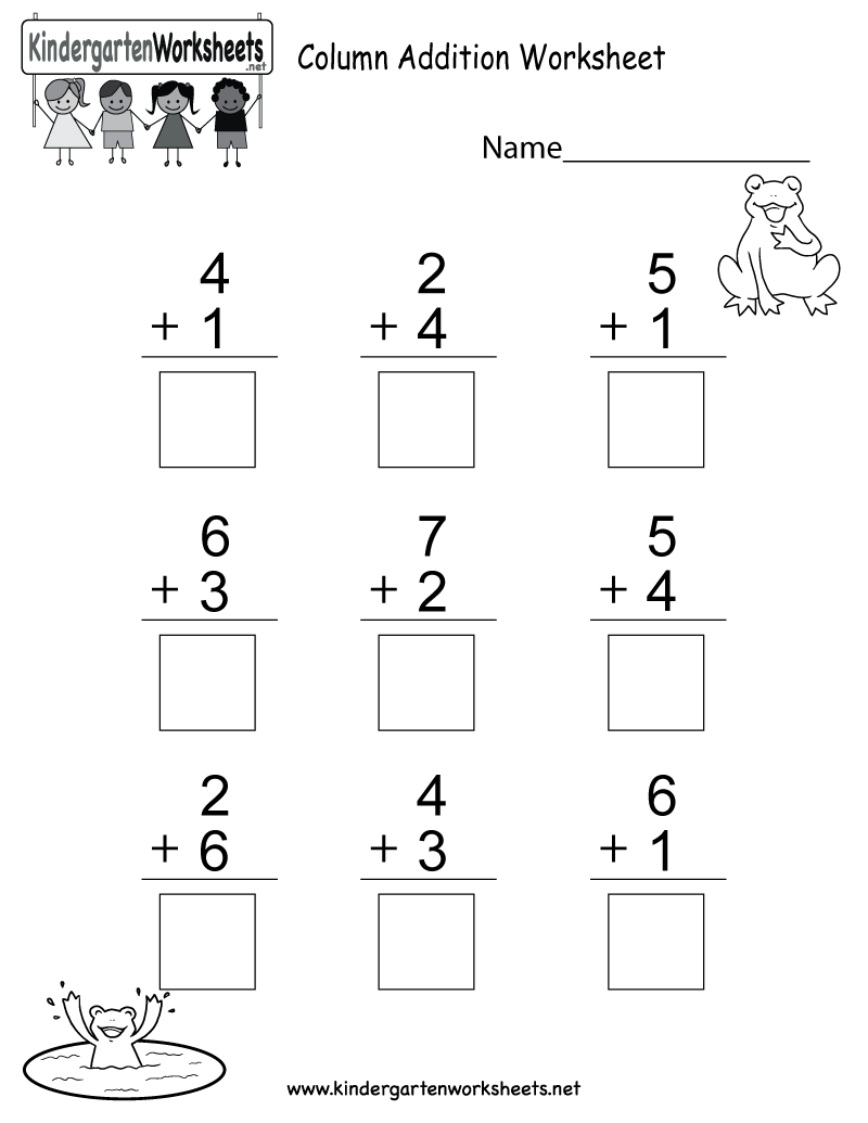 Column Addition A Worksheet 2nd Grade Addition Worksheets Cazoom Math