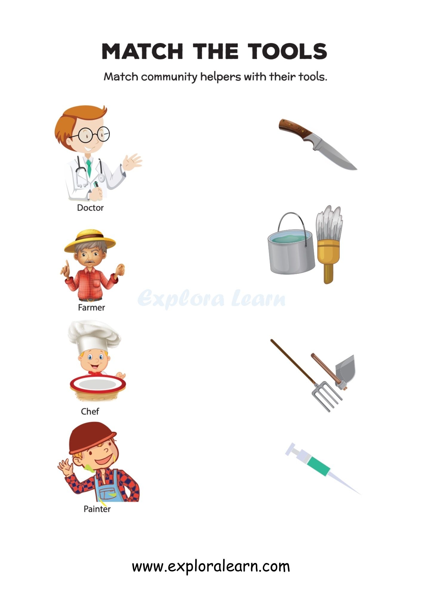 Customize 34 Kindergarten Community Helpers Worksheets Templates Online Canva