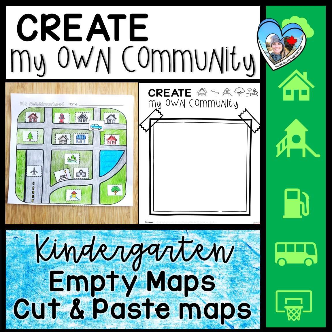 Community Map Making Activity For Kindergarten Preschool Social Studies Maps Cut Paste Maps Etsy Community Map Making Activity For Kindergarten Preschool Social Studies Maps Cut Paste Maps Etsy