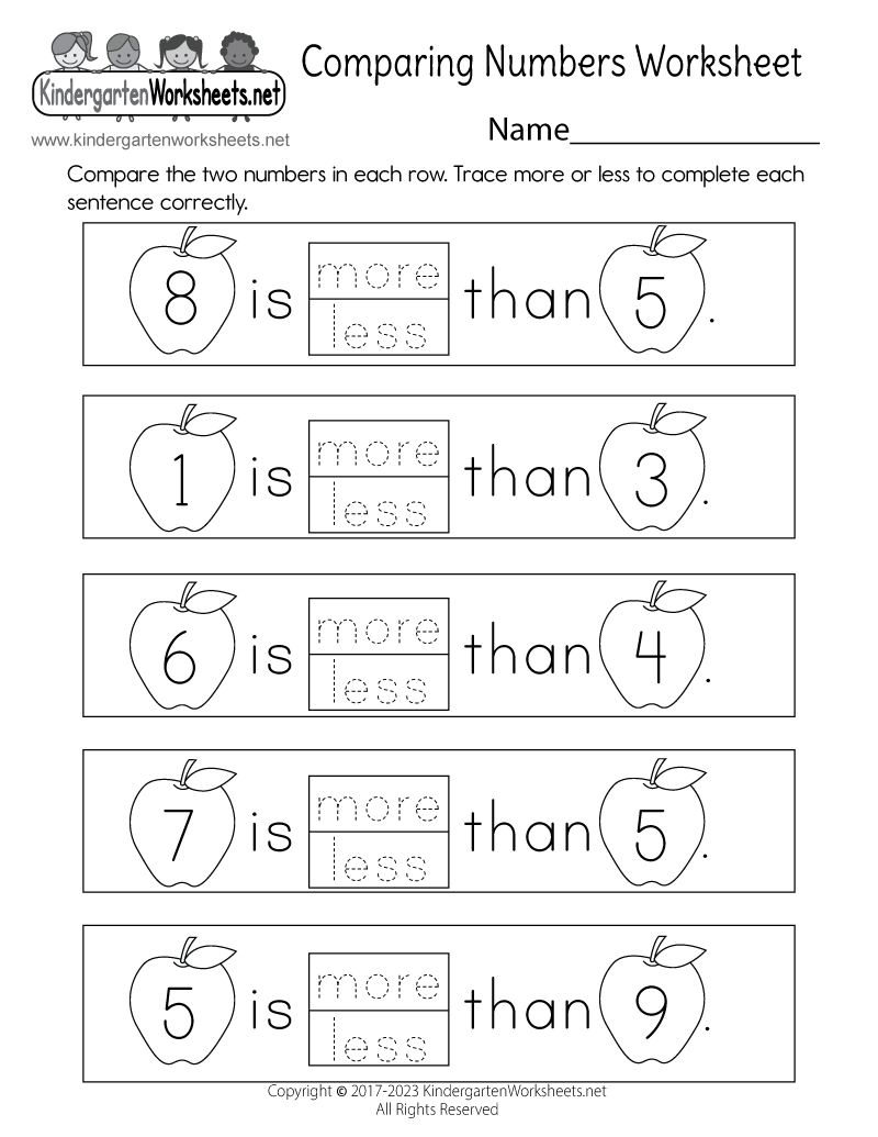 Comparison Worksheet Free Printable Digital PDF