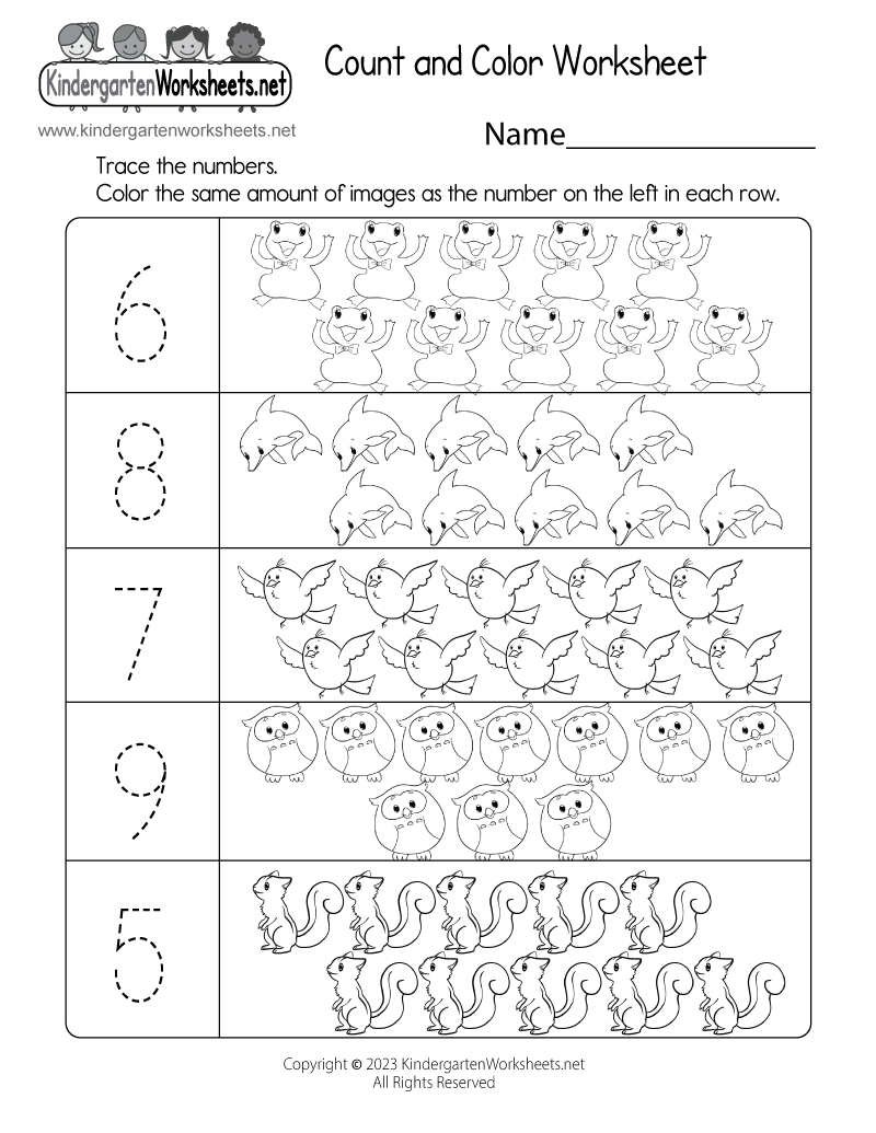 Count And Color Worksheet Free Printable Digital PDF Count And Color Worksheet Free Printable Digital PDF