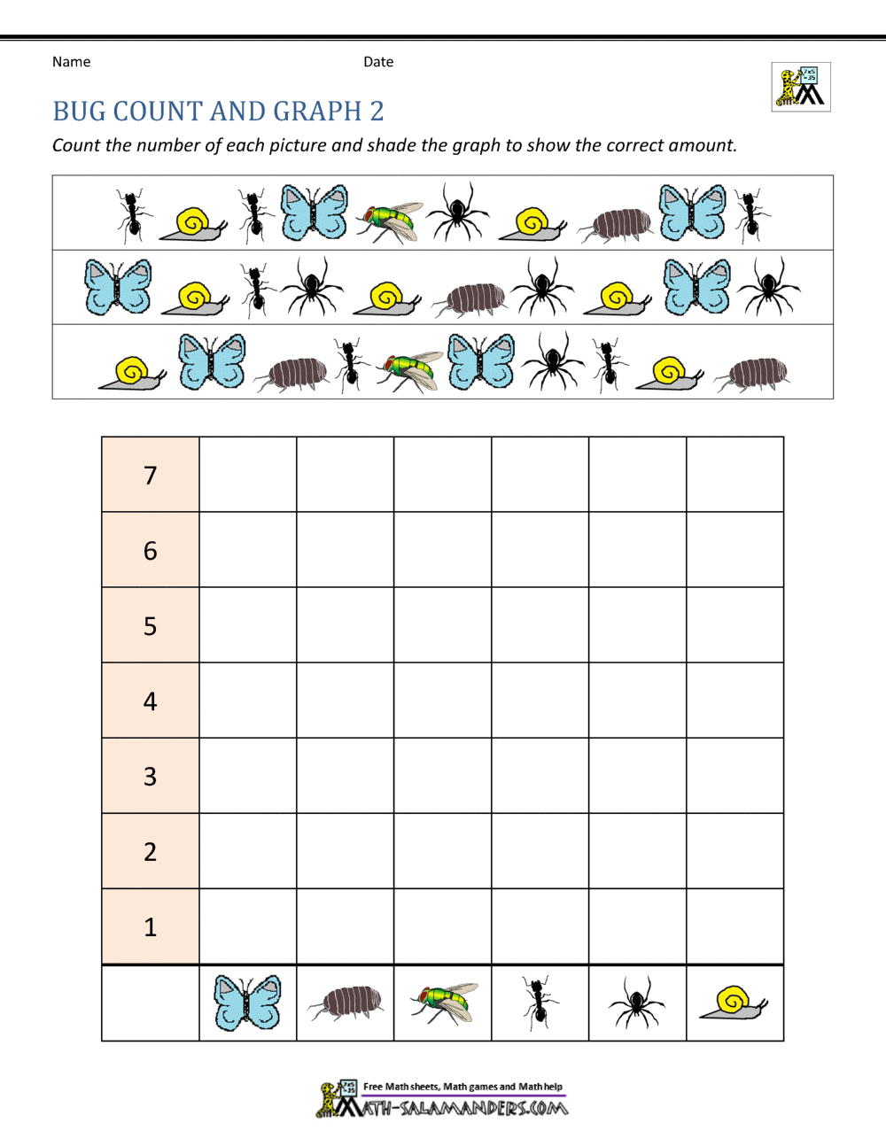 Count And Graph Worksheets