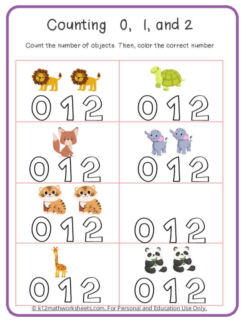 Counting Worksheets K12MathWorksheets 15 Printable Numbers 1 10 Worksheets Number Practice Sheets Learn Numbers Preschool Kindergarten Numbers And Math Number Worksheets Etsy