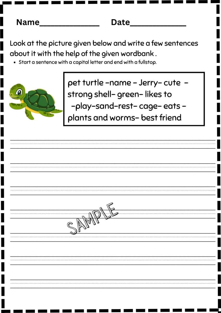 Creative Writing Worksheets For Kids 6 Fun Animal Prompts 16 Writing Practice Worksheets For Preschool Free PDF At Worksheeto
